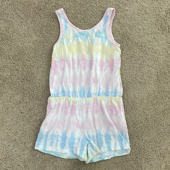 Girls Tie Dye Romper - Size 5 - Picture 1 of 3
